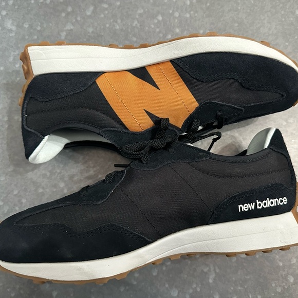 New Balance Other - New Balance 327 Black and Deep Brown Kids Unisex Shoes